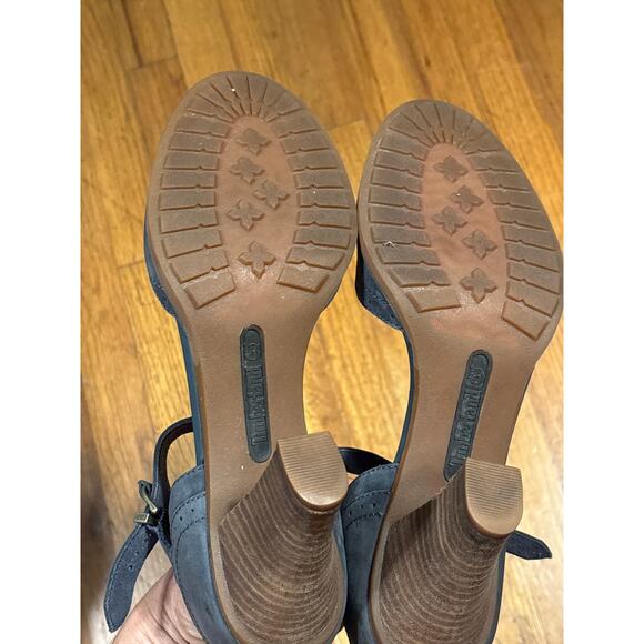 Timberland Earthkeepers Navy Pumps Size 10 Leather Uppers - Picture 5 of 5